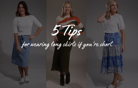 5 Tips for Wearing Long Skirts If You’re Short
