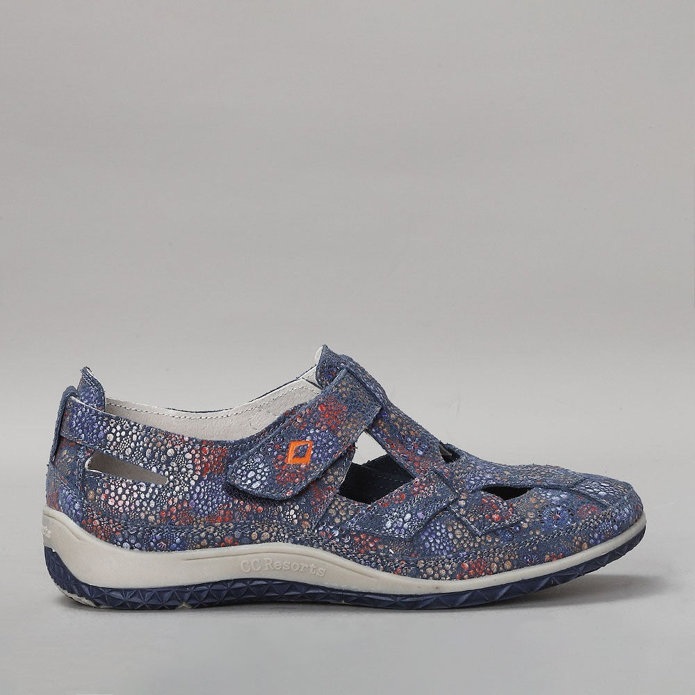 JACKIE C1|INDIGO FLOWER
