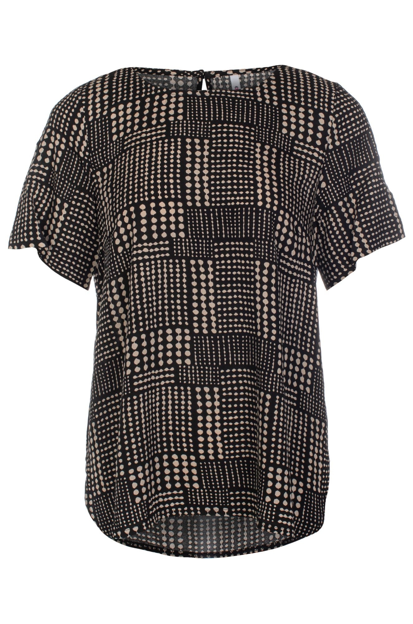 3338C1|BLACK TAUPE DOTS