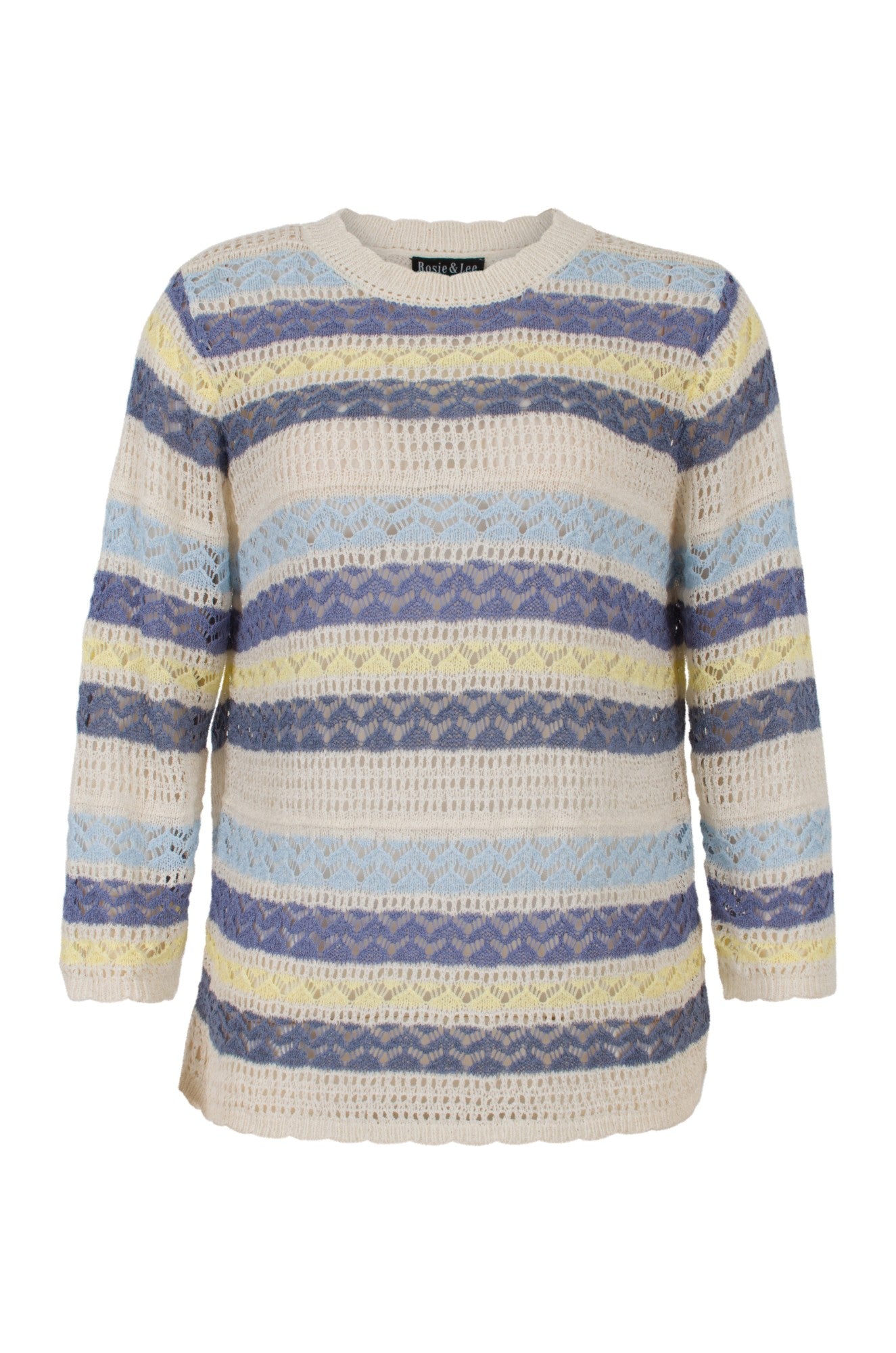 7316C1|BLUES CREAM STRIPE