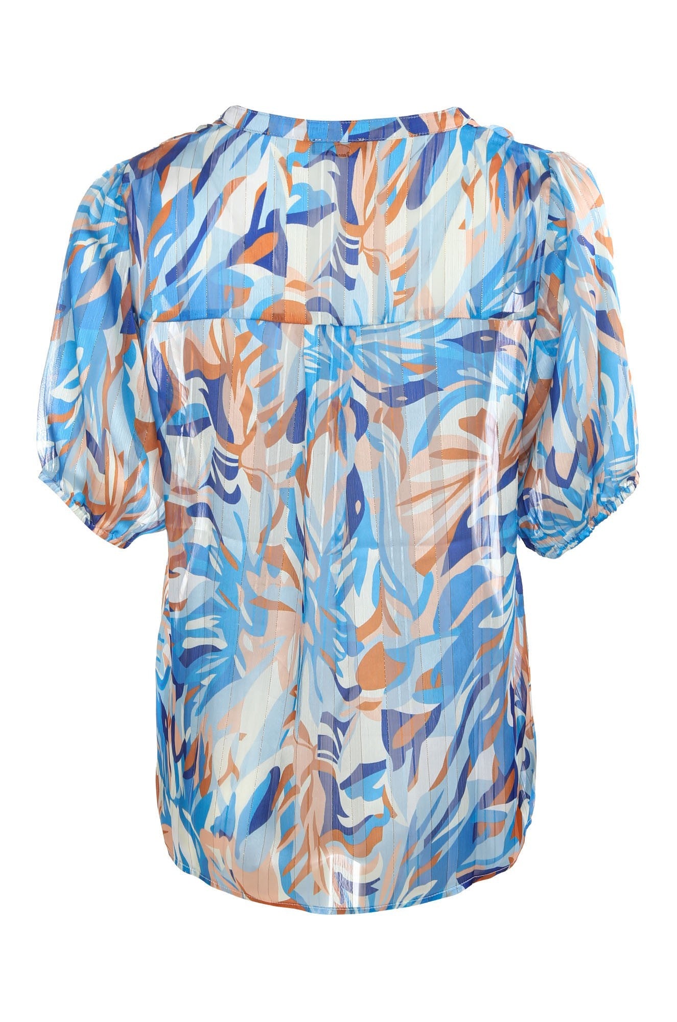 7122C1|BLUE CORAL ABSTRACT