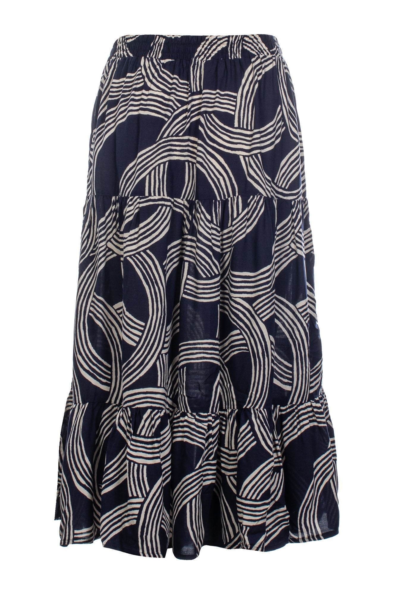 3367C1|NAVY IVORY CIRCLES