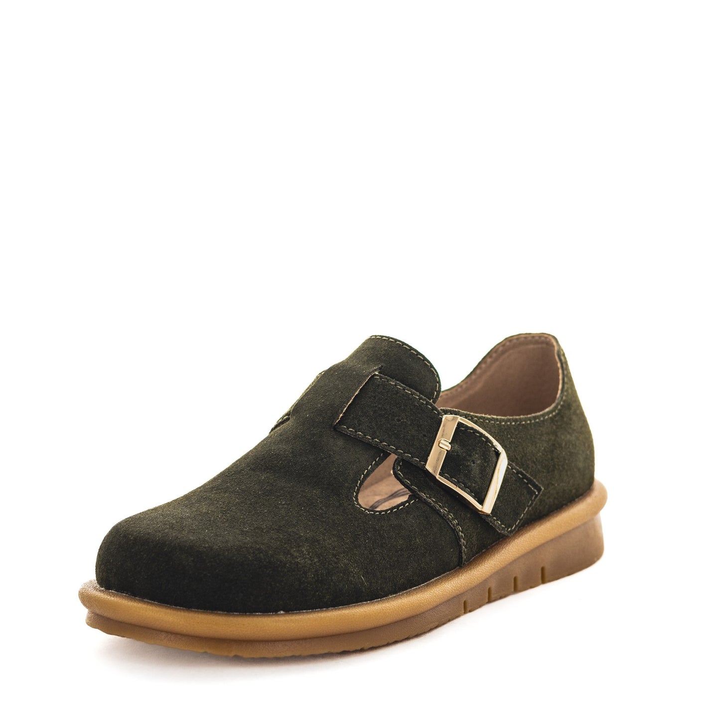 CLENDA B1|KHAKI SUEDE