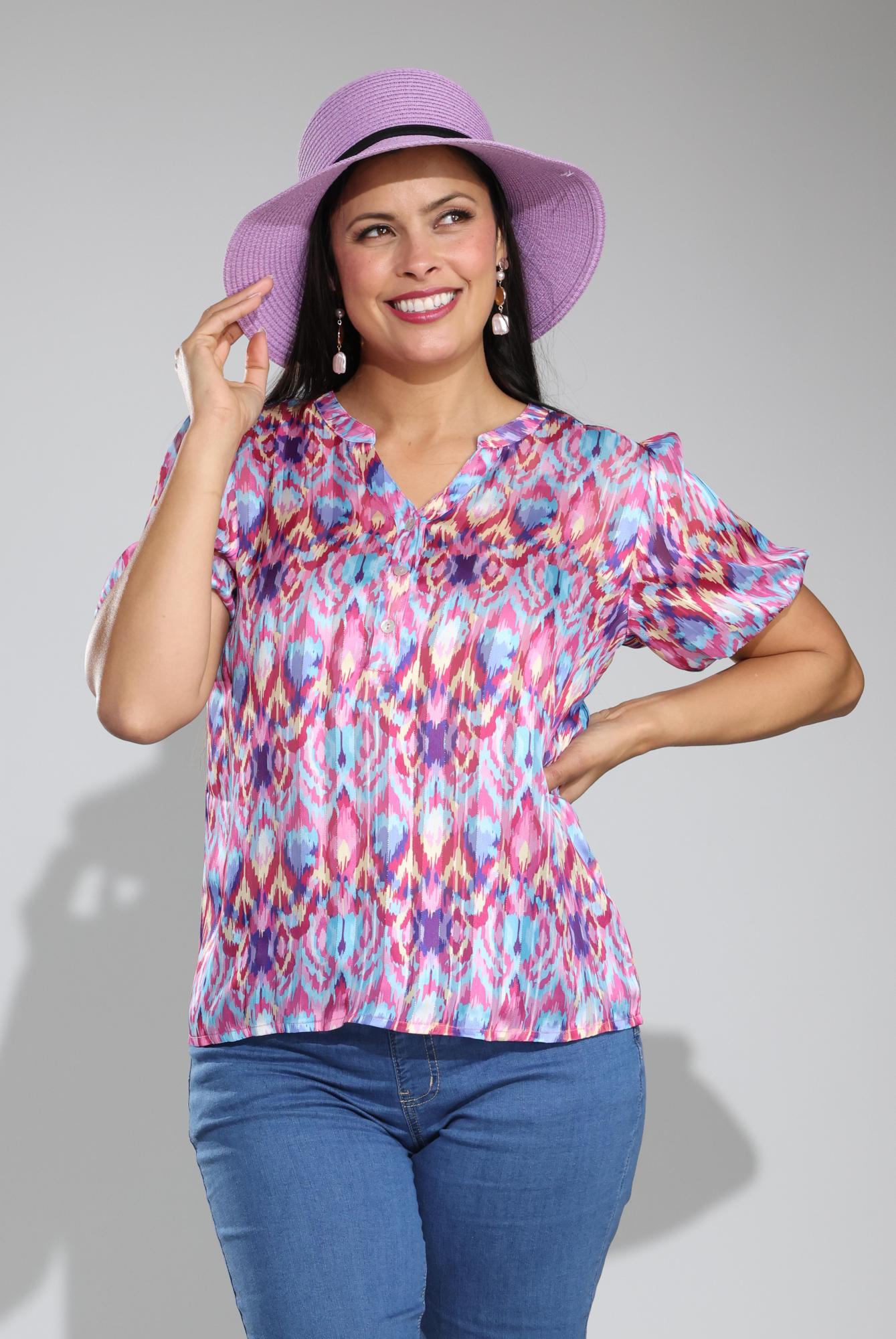 7122C1|MULTI PINK ABSTRACT