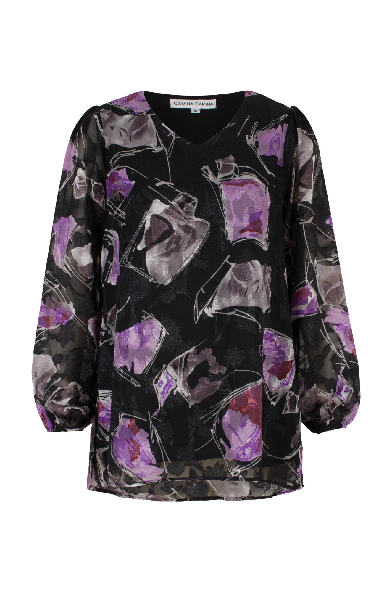 0042B1|BLACK LILAC FLOWER