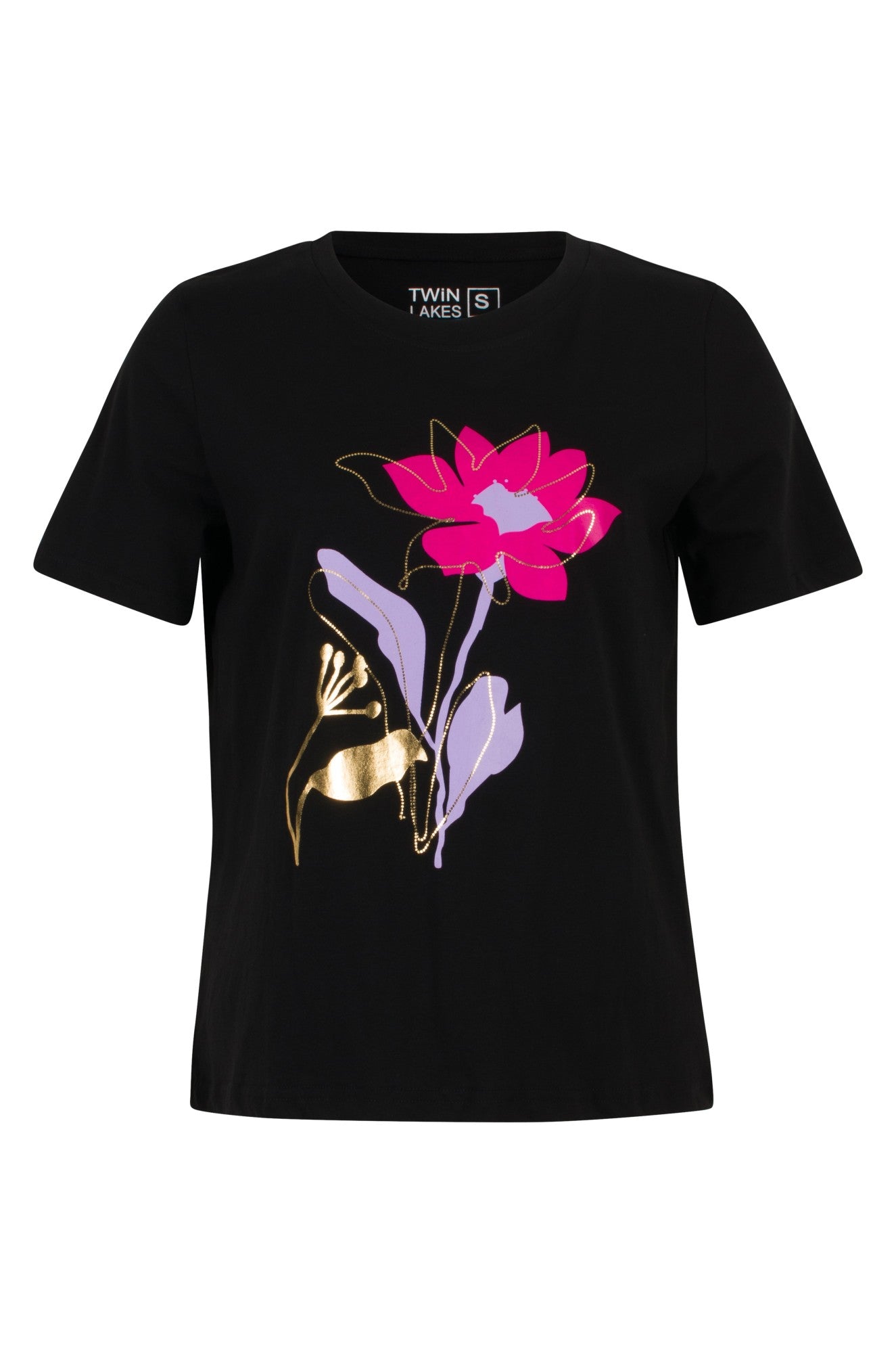 3409C1|CERISE LILAC STEM ON BLK