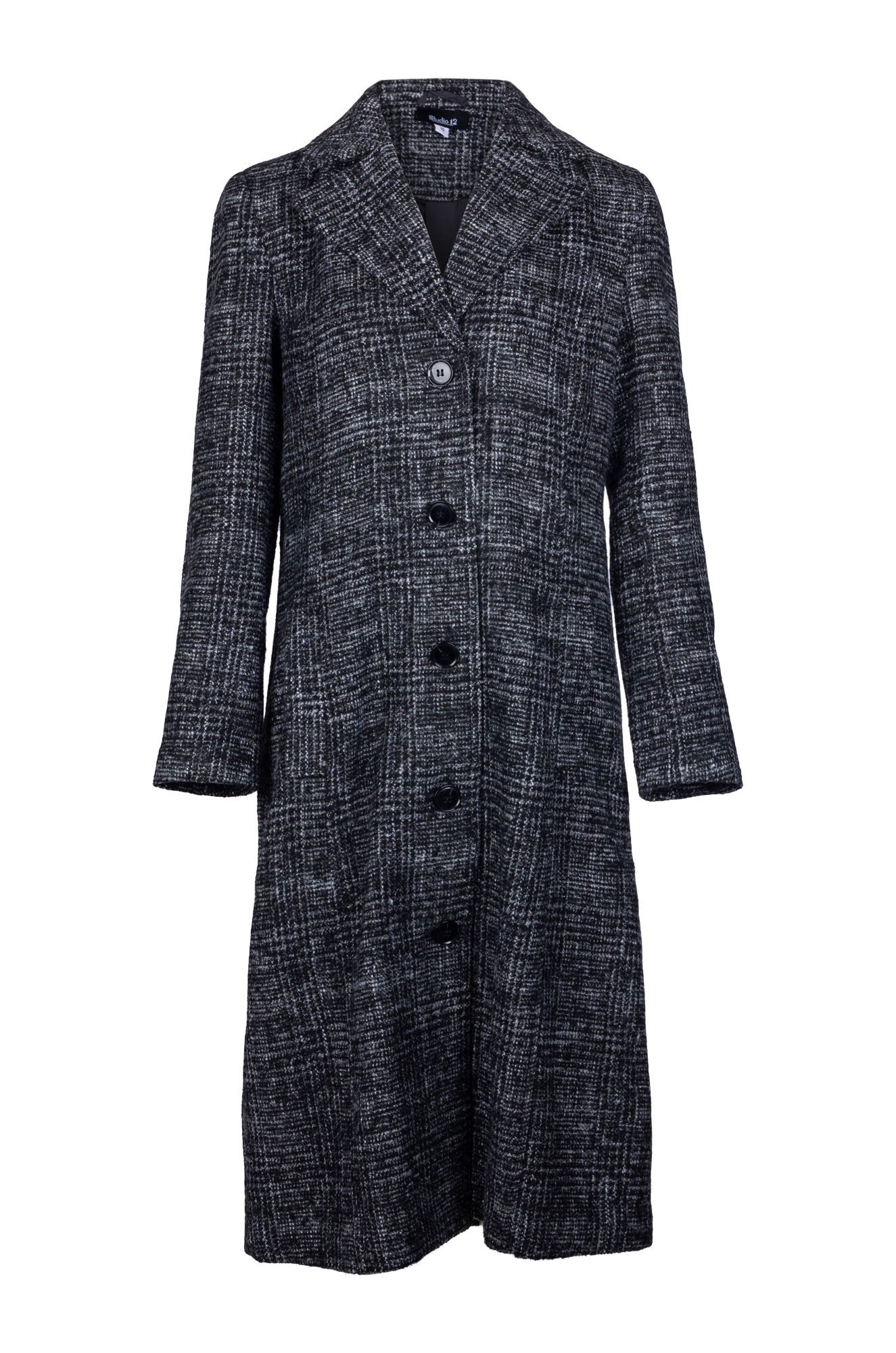 8032B1|BLACK SILVER CHECK