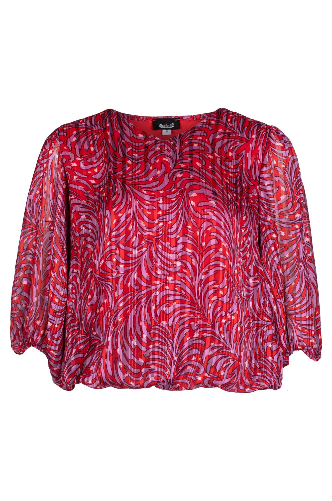 8571C1|RED LILAC FEATHER