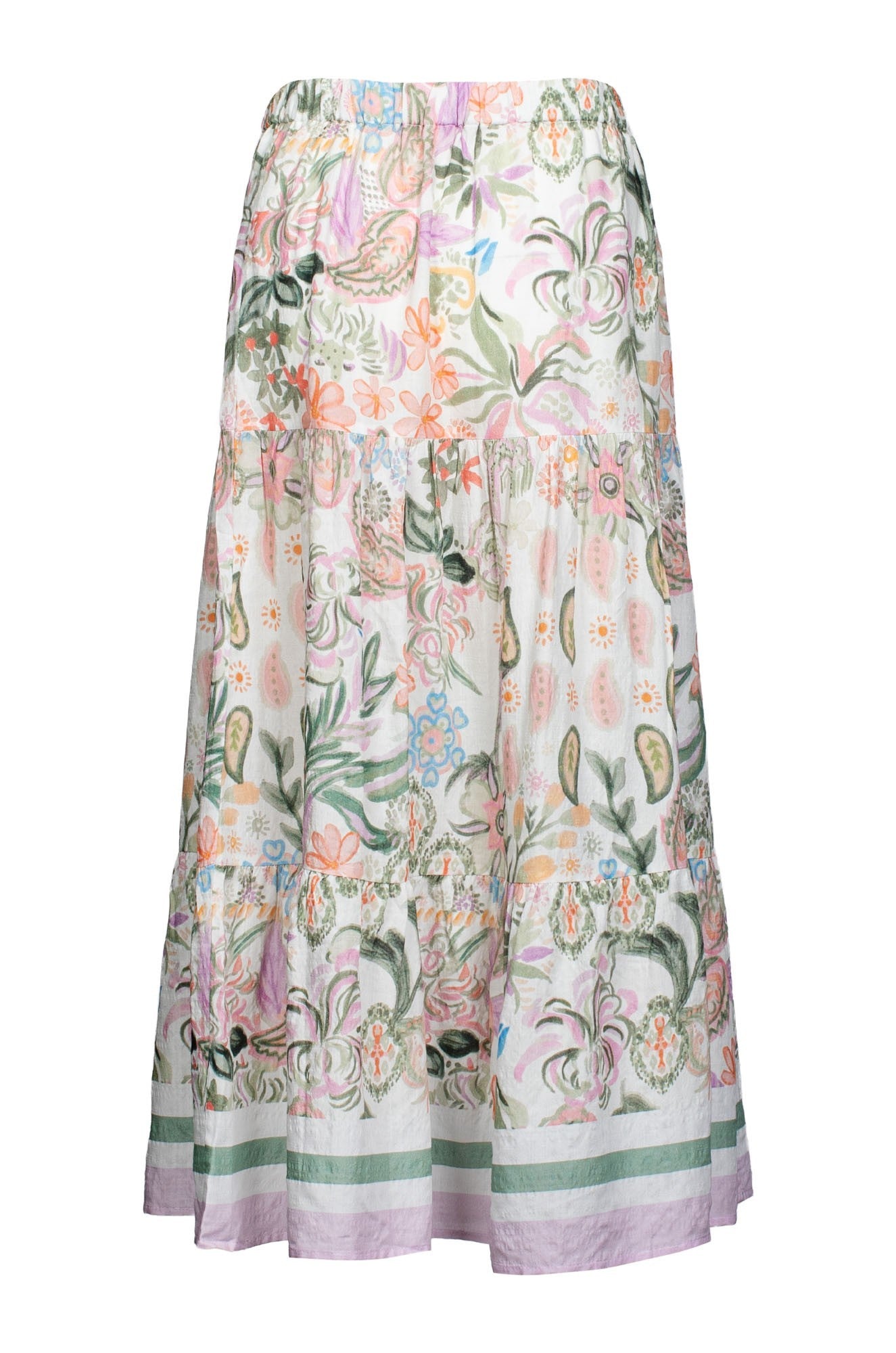 6511C1|OLIVE LILAC BORDER