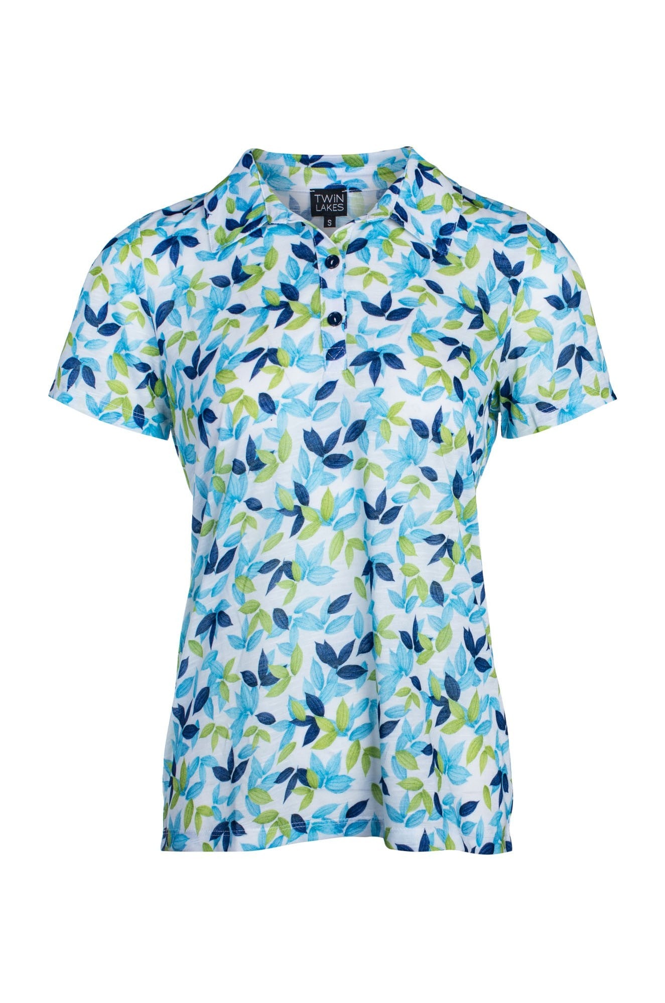 6744C1|INDIGO APPLE LEAF