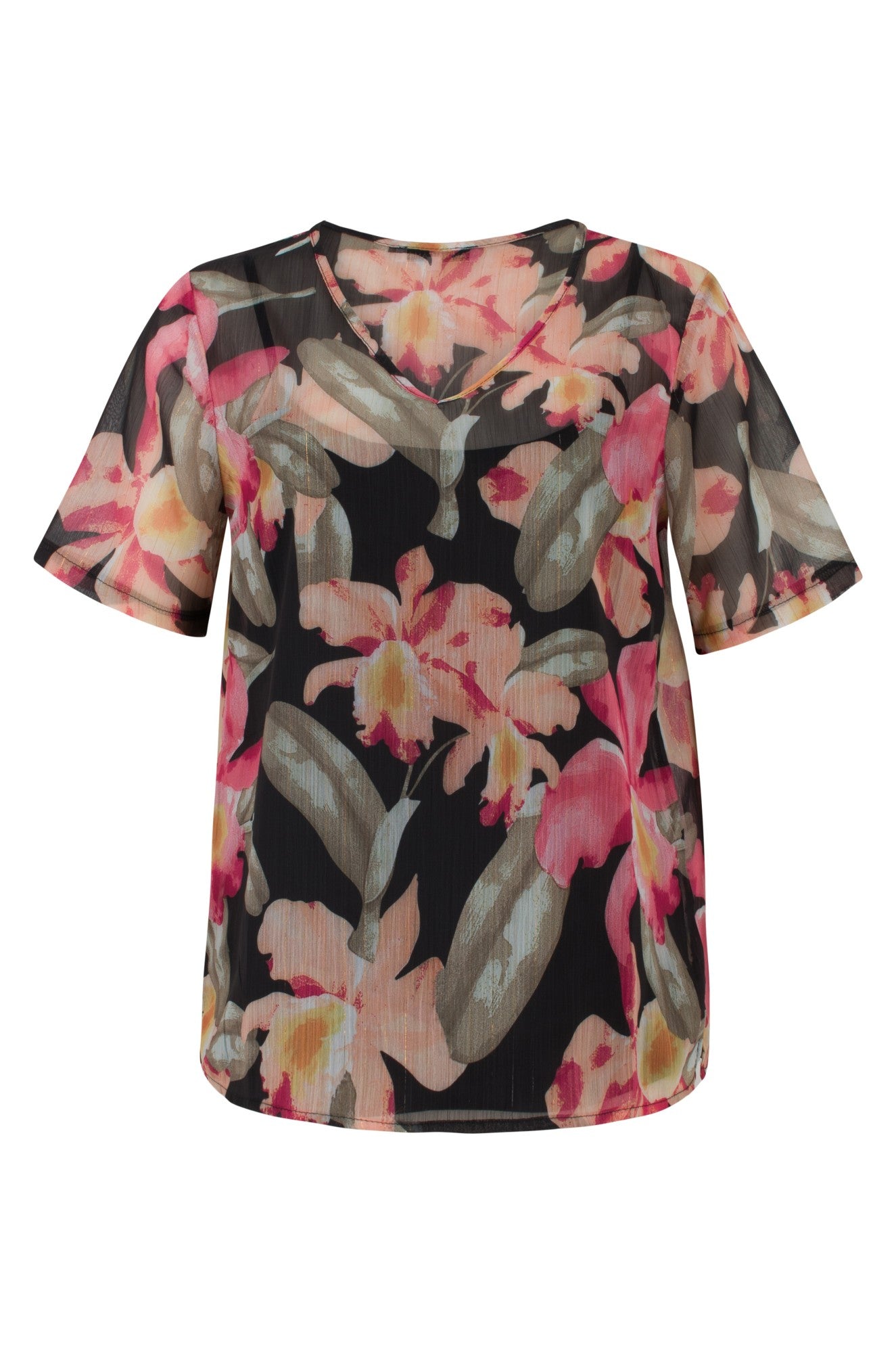0105C1|BLACK PINK TROPICS