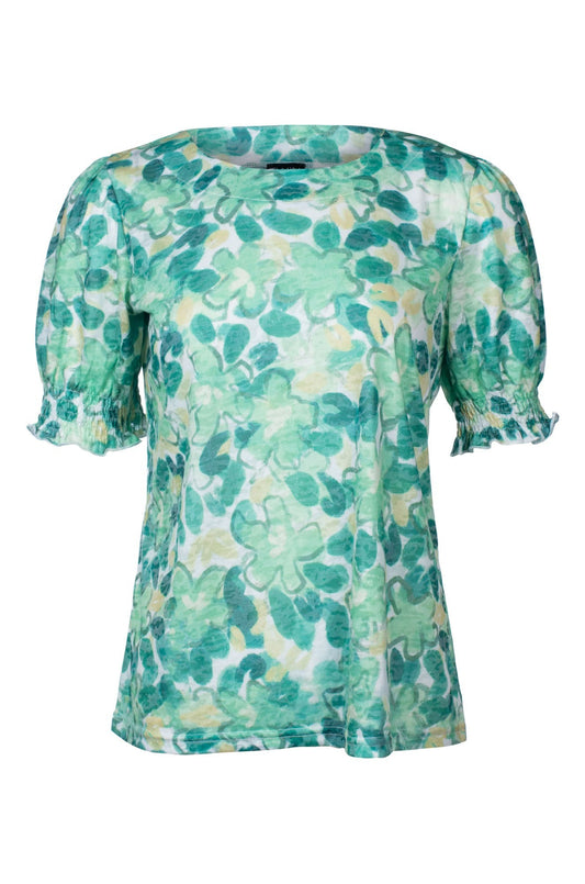 6051C1|GREEN BUTTER FLORAL