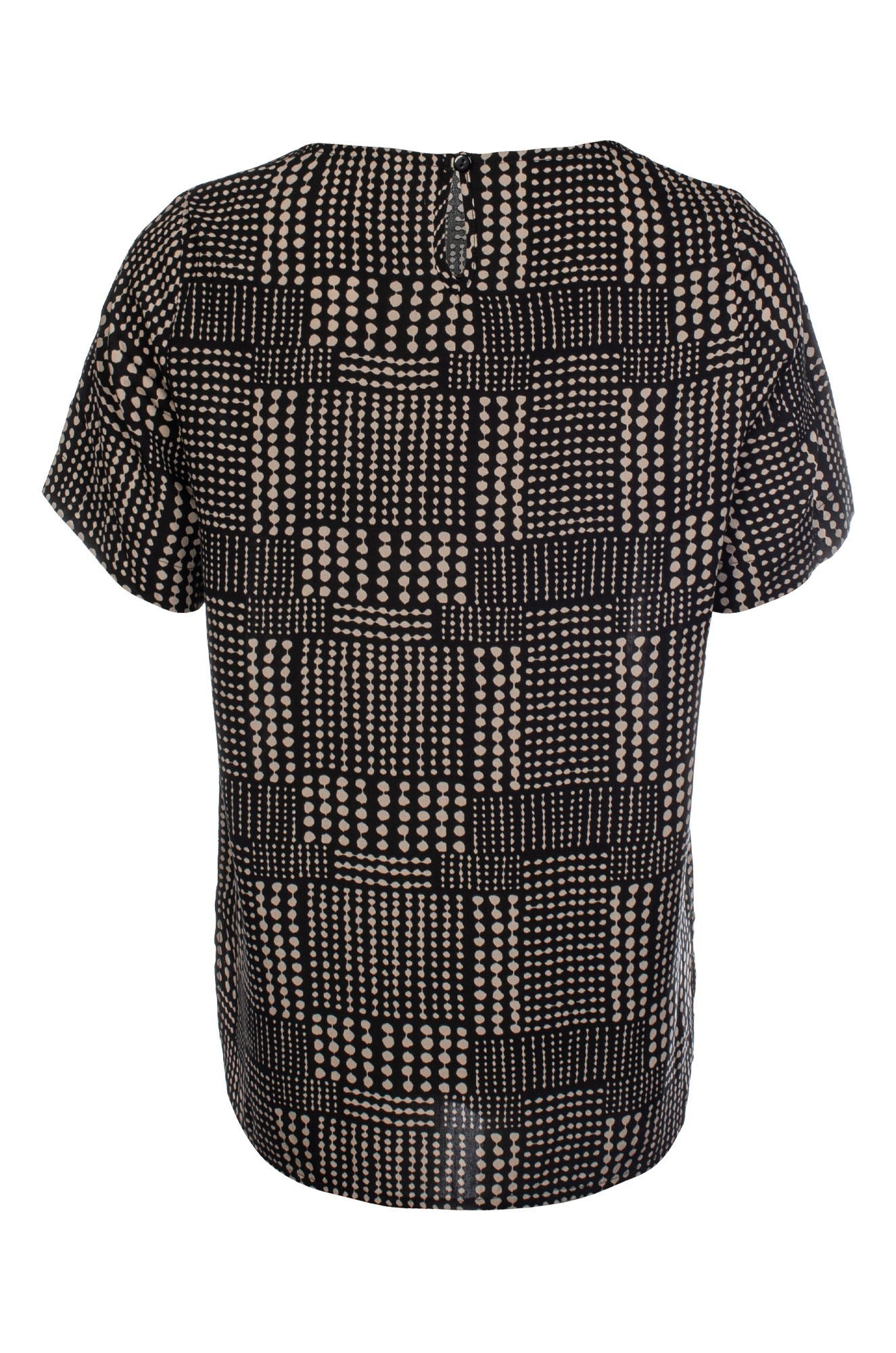 3338C1|BLACK TAUPE DOTS