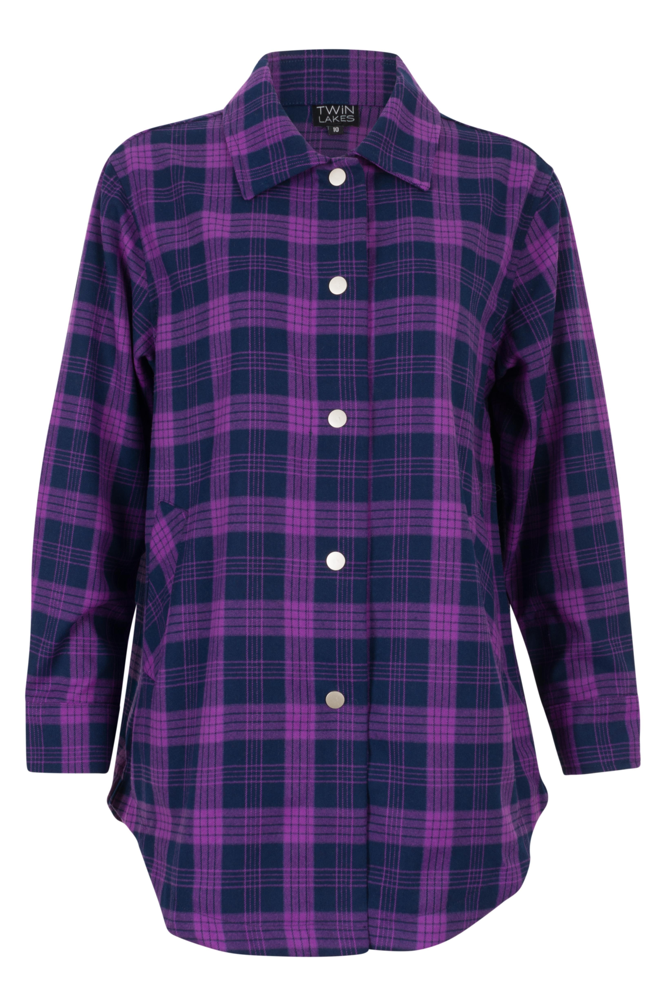 6355BR|AMETHYST NAVY CHECK
