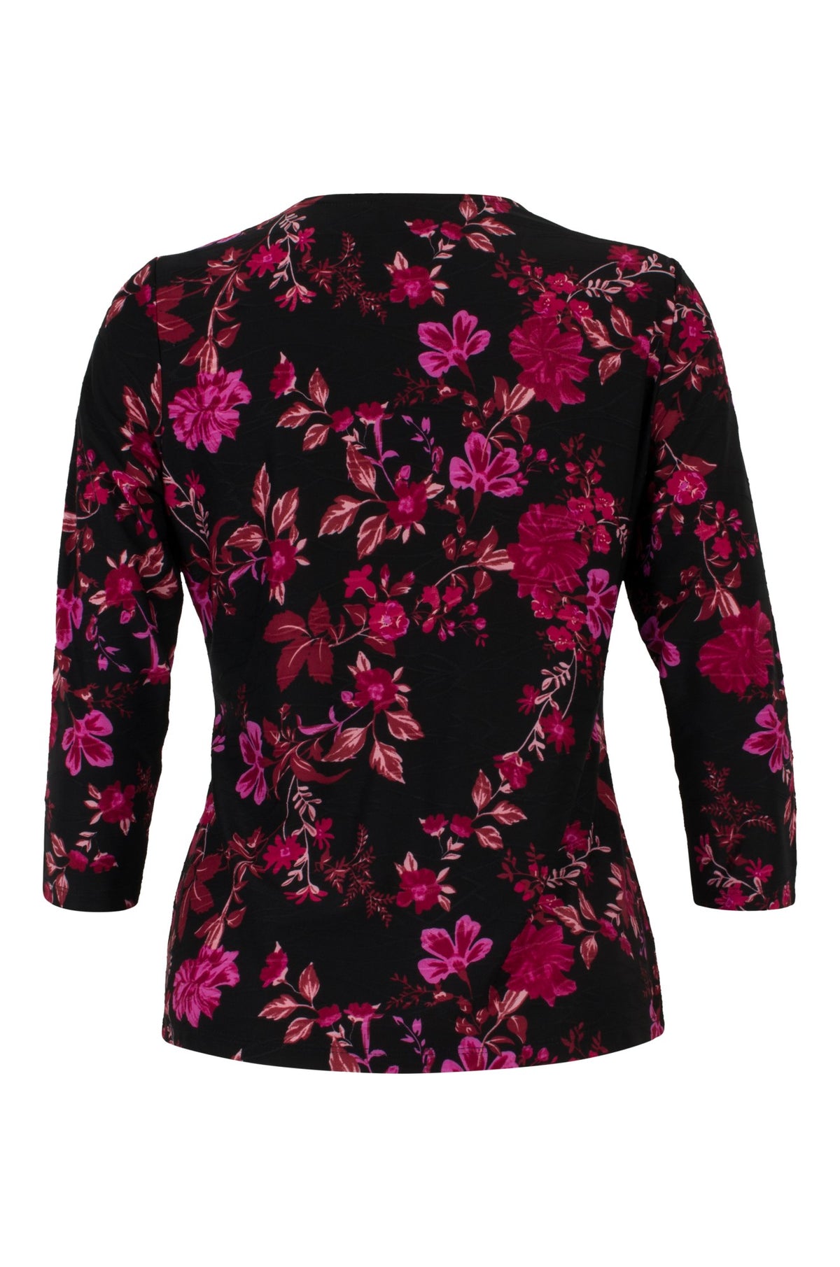 9121D1|WINE BLACK FLORAL