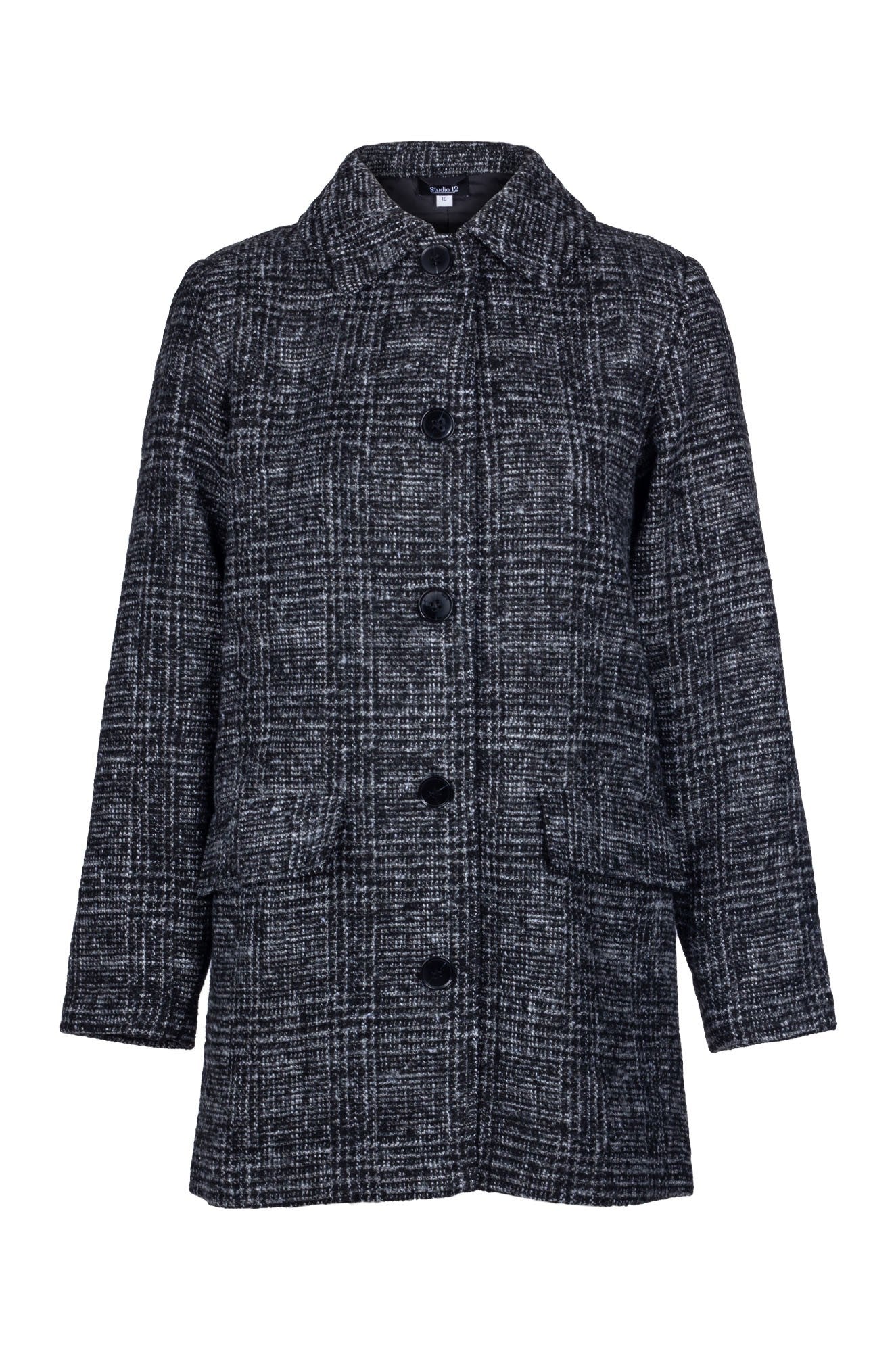 8031B1|BLACK SILVER CHECK