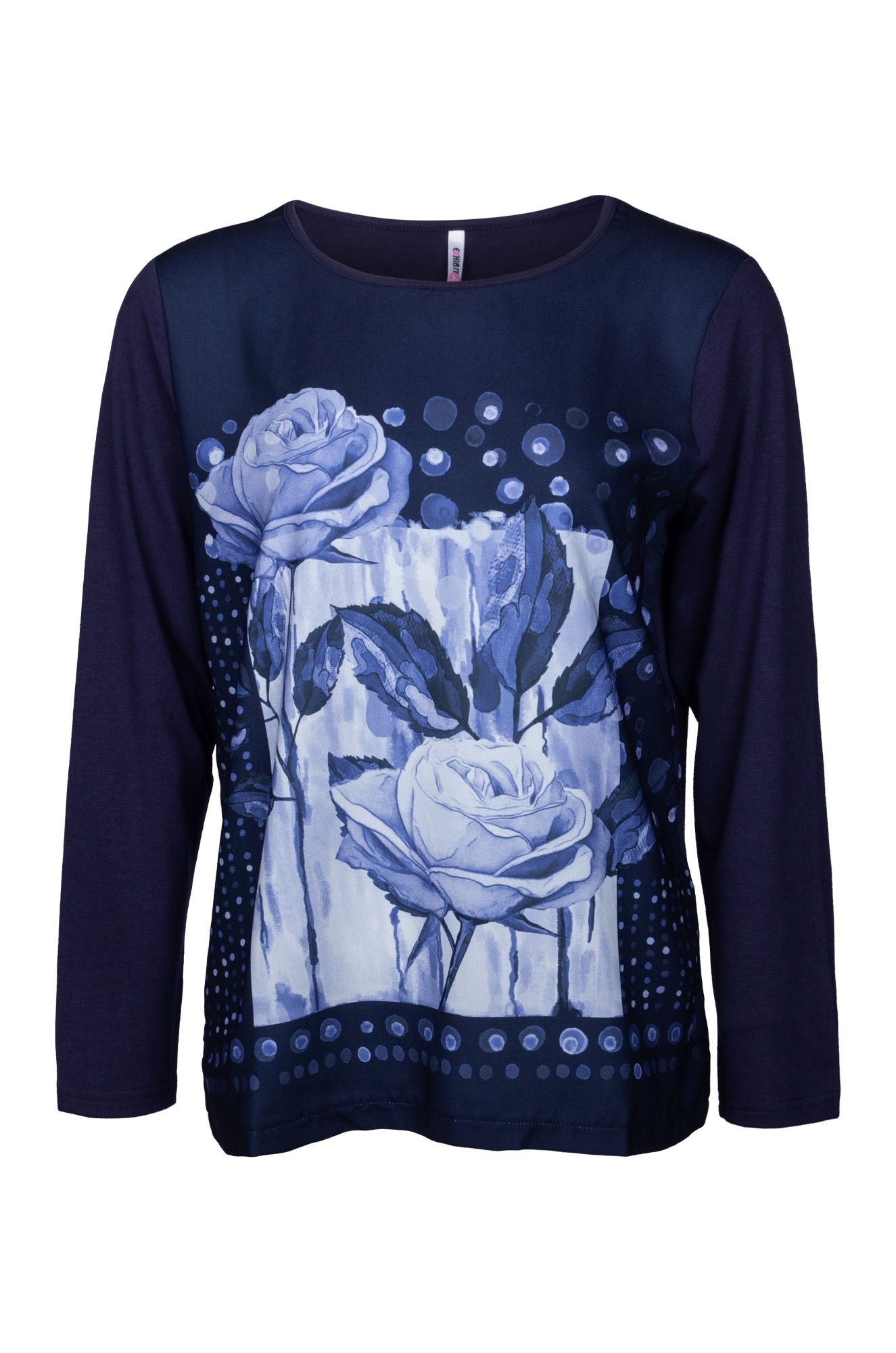 3591B1|INDIGO NAVY FLOWER