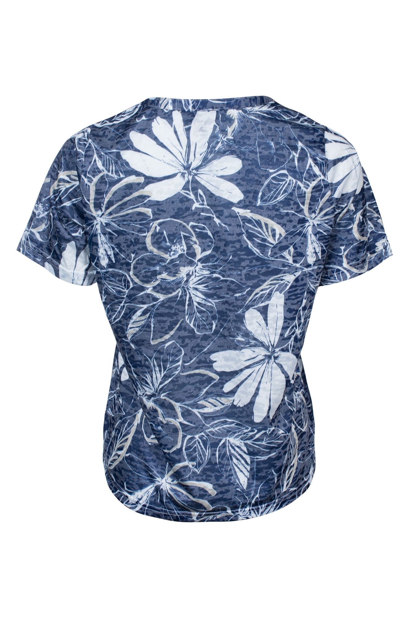6052C1|NAVY TAUPE FLOWER