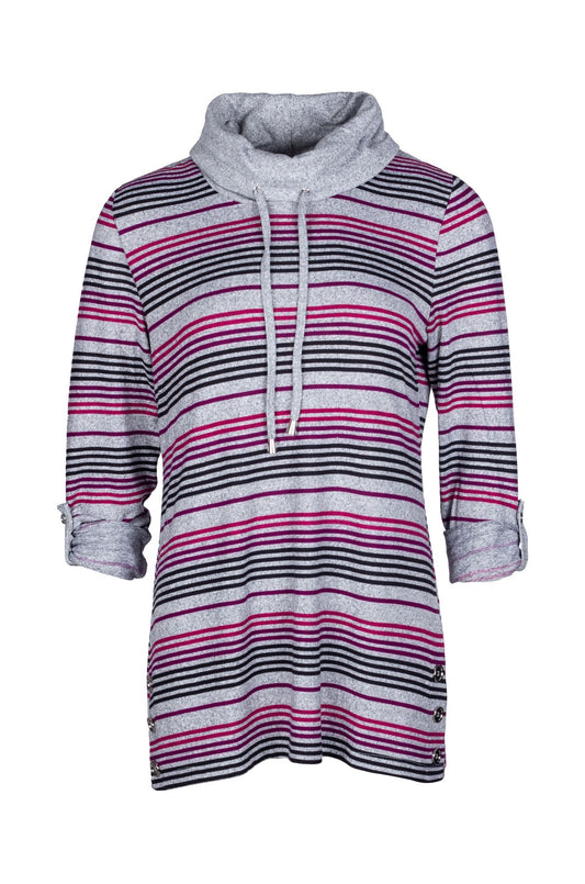 7913B1|PURPLE SILVER STRIPES