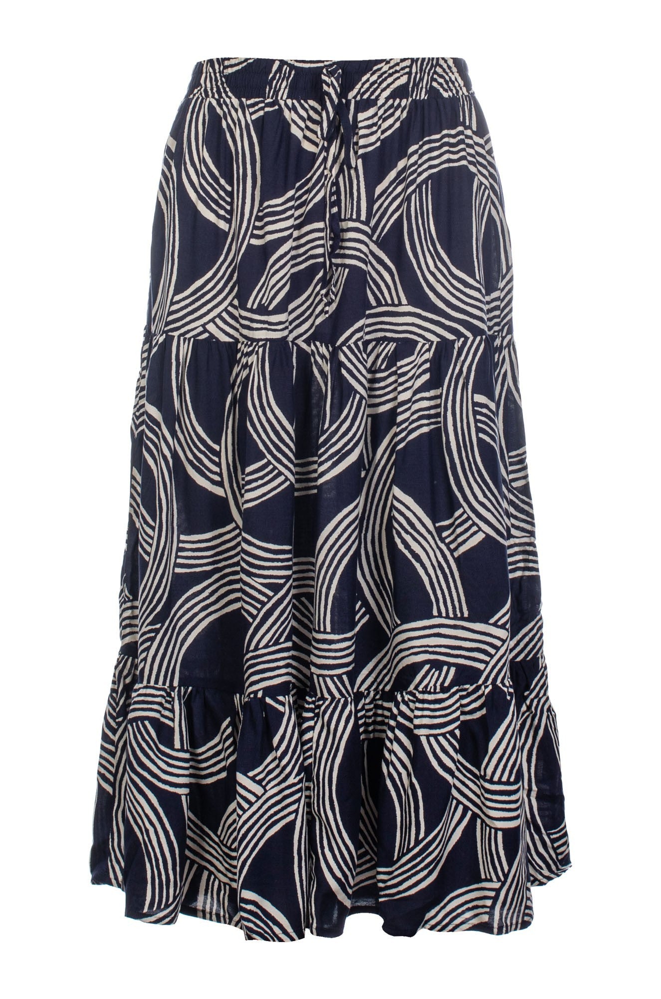 3367C1|NAVY IVORY CIRCLES
