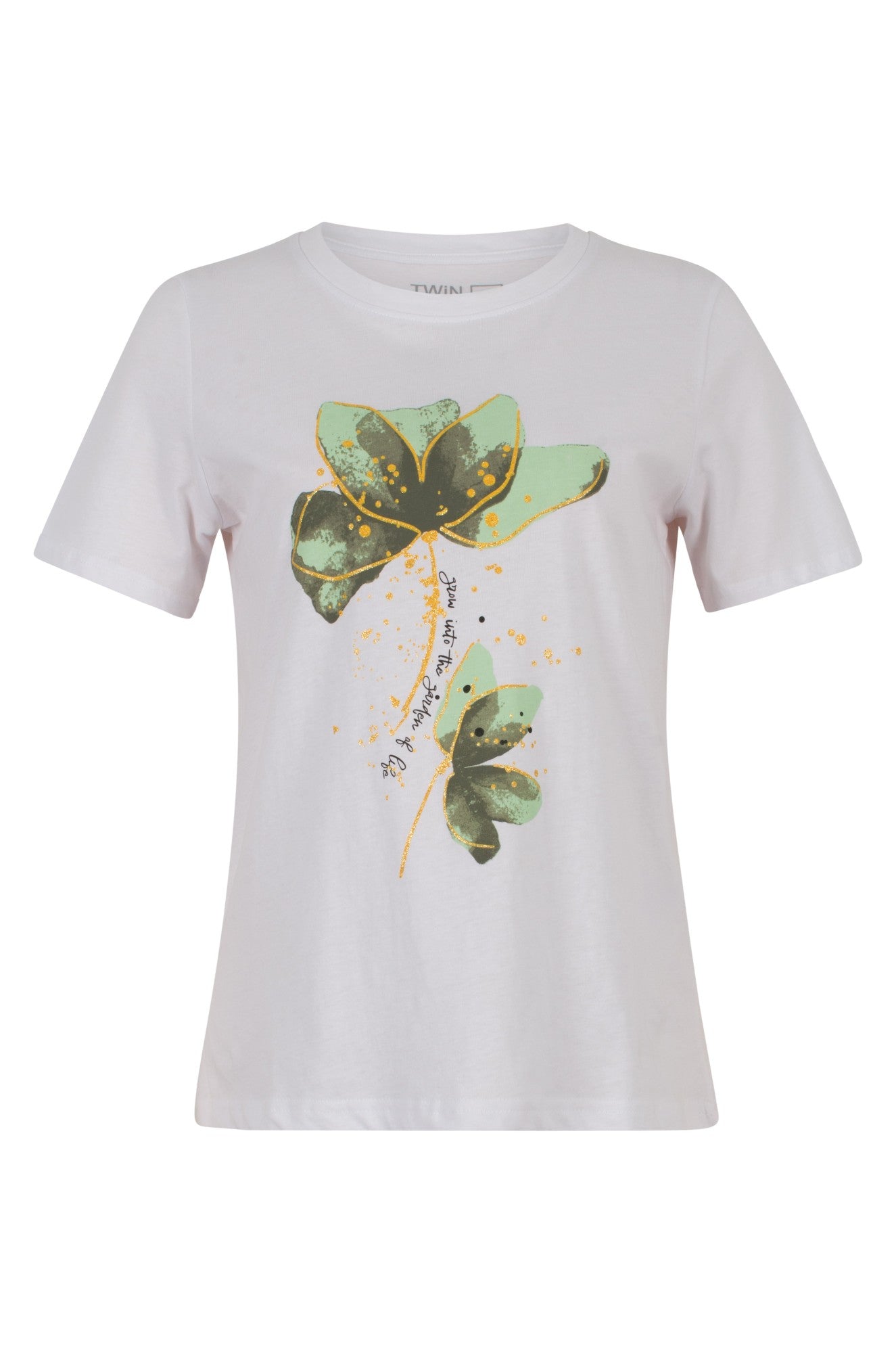 3418C1|GREEN STEM FOIL/WHITE