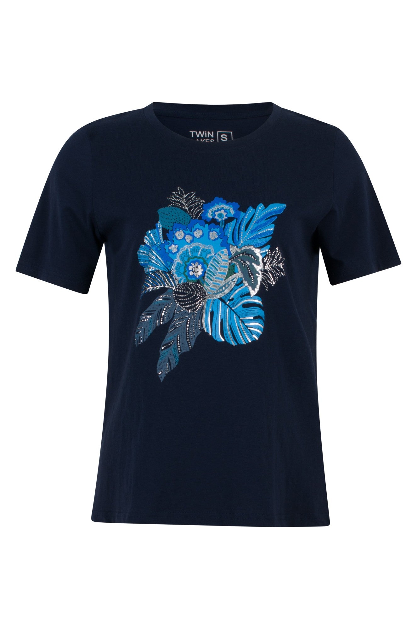 3401C1|BLUE PALMS ON NAVY
