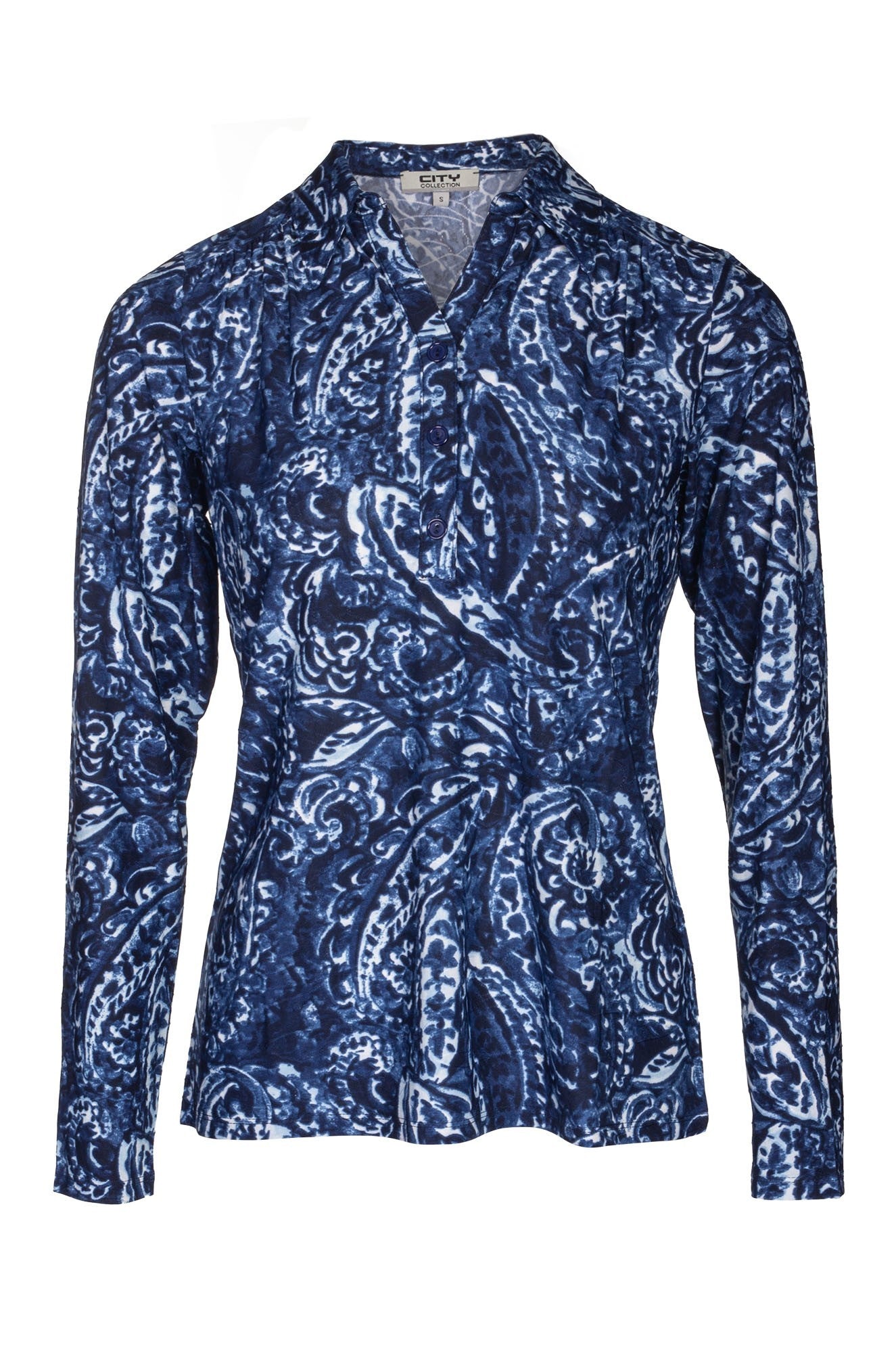 7405B1|NAVY PAISLEY