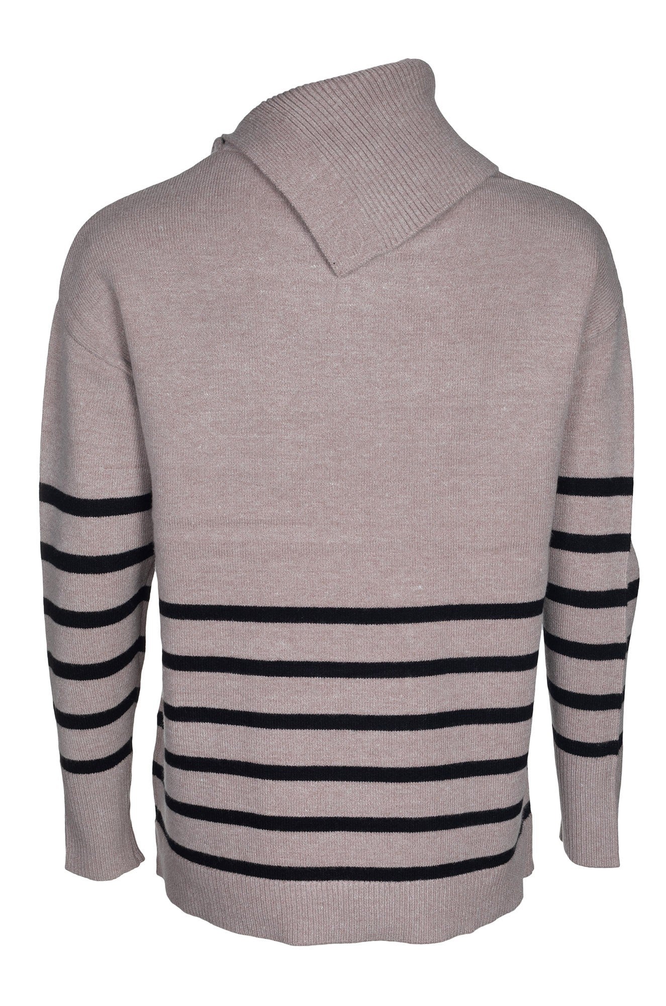 7325B1|OATMEAL/BLACK STRIPE