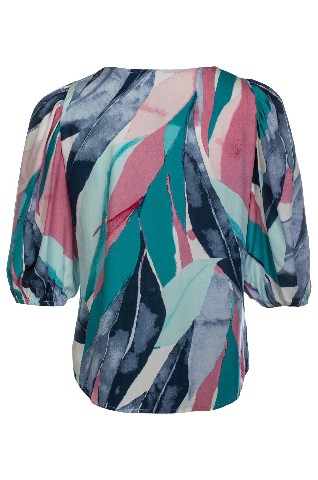 3324C1|PINK BLUE LEAVES