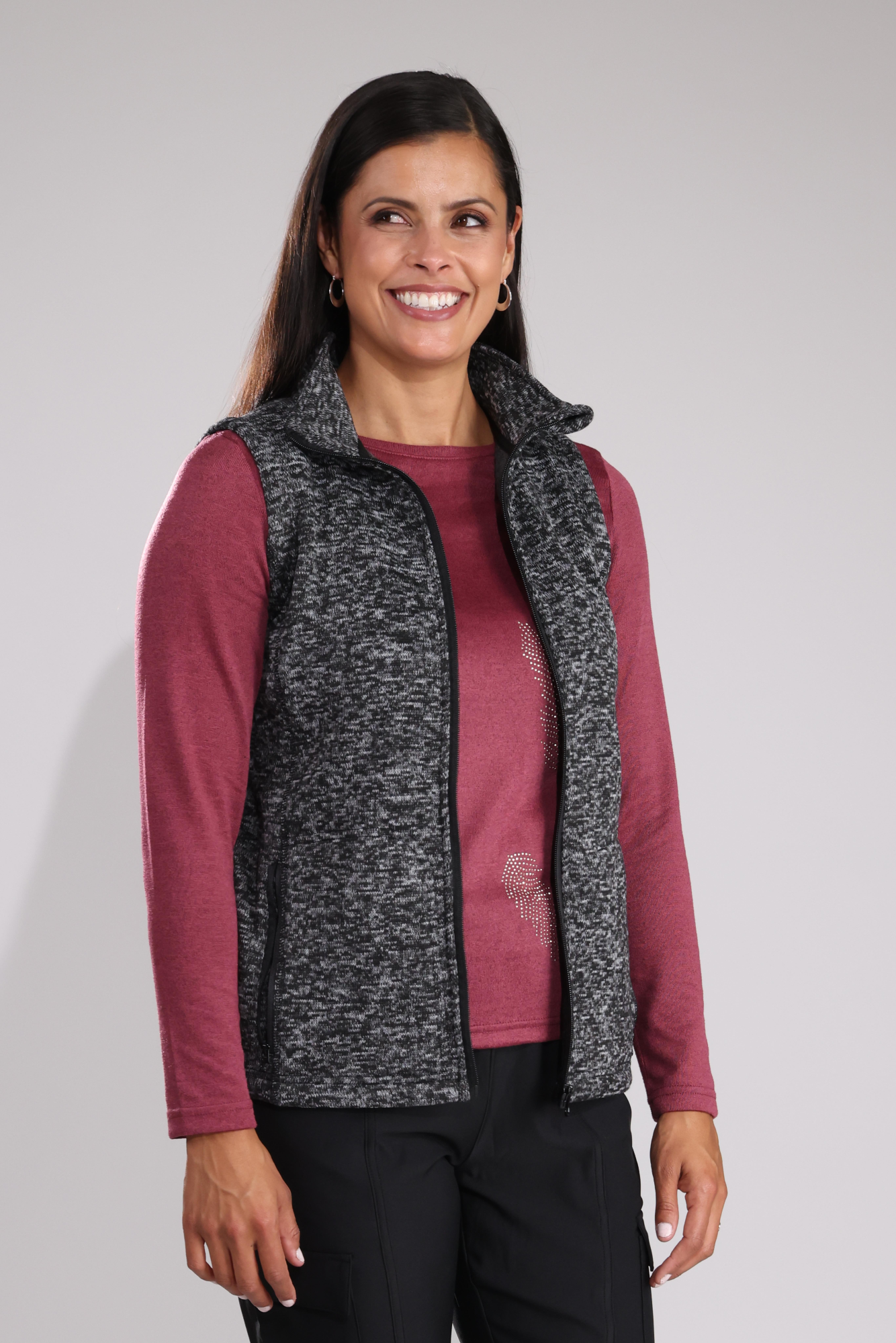2462B1|BLACK CHARCOAL MARLE