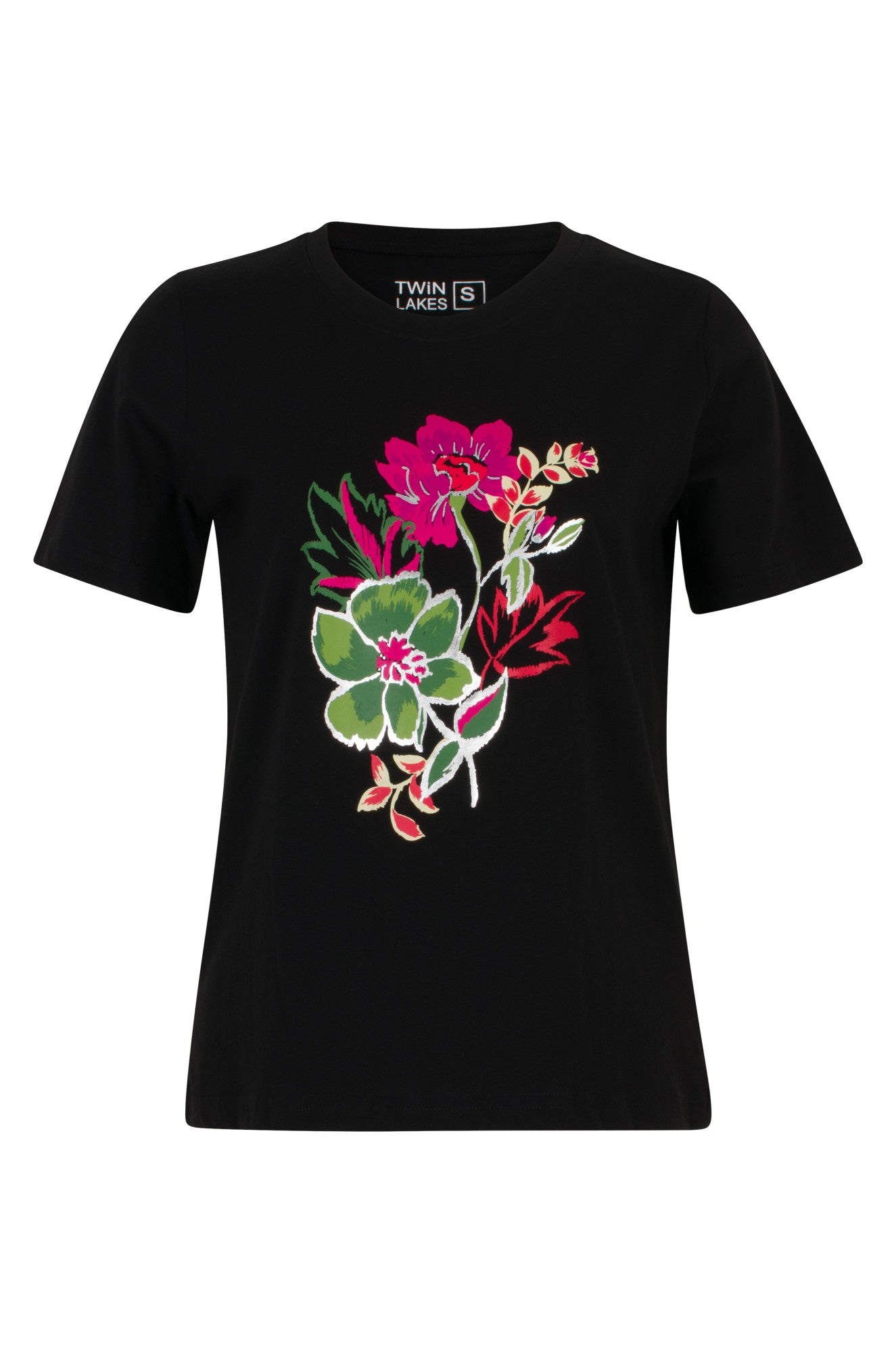 3410C1|COLOUR BOUQUET ON BLK
