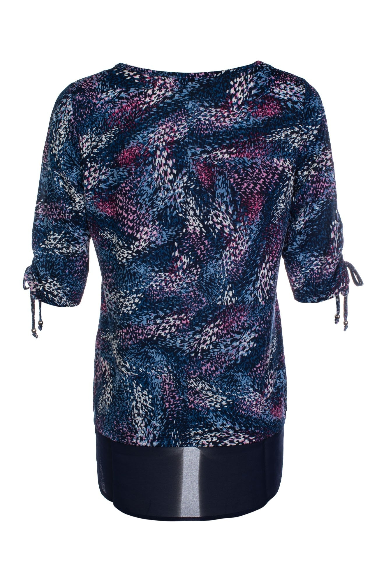 7406C1|INDIGO PINK ABST PUFF