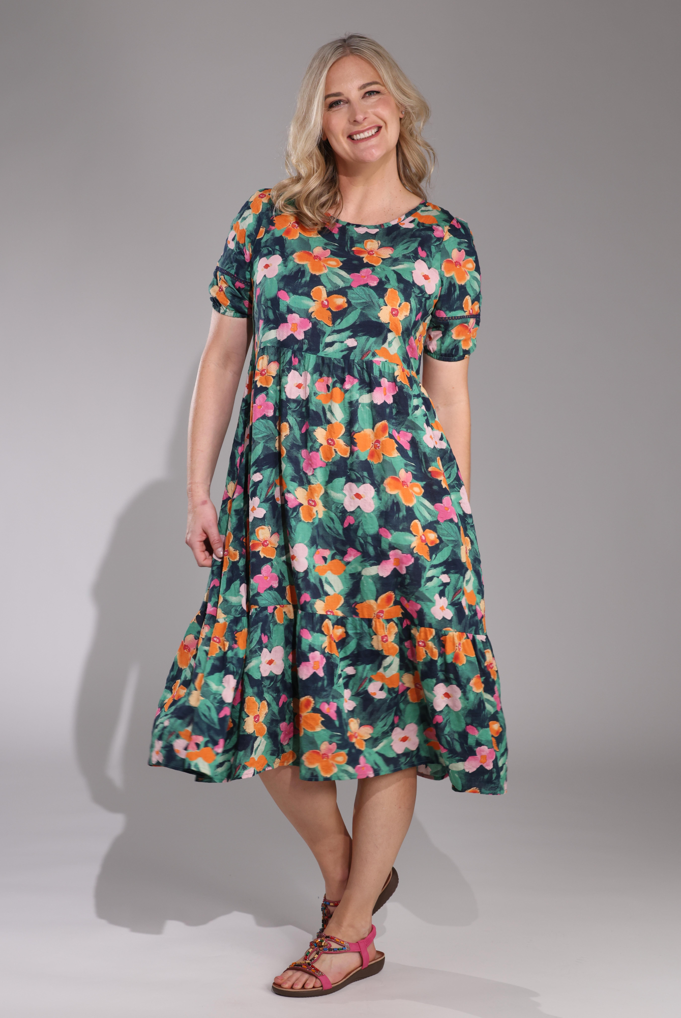 6532C1|ORANGE PINK PETALS