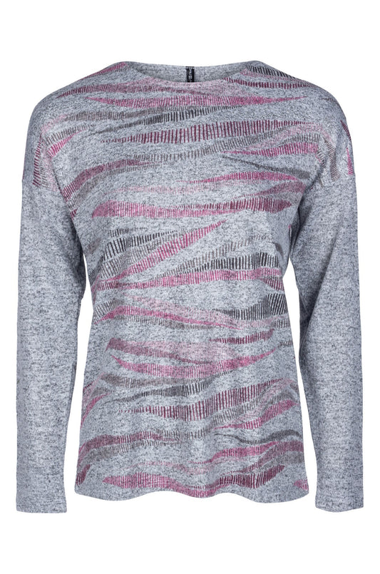 4395B1|SILVER PINK WAVE