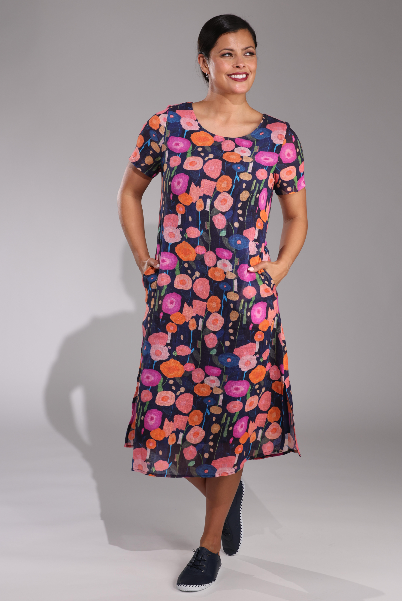 6274C1|CORAL NAVY POPPY