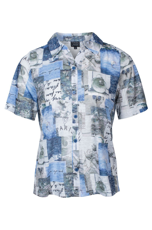 6057C1|BLUE COASTAL TOWN