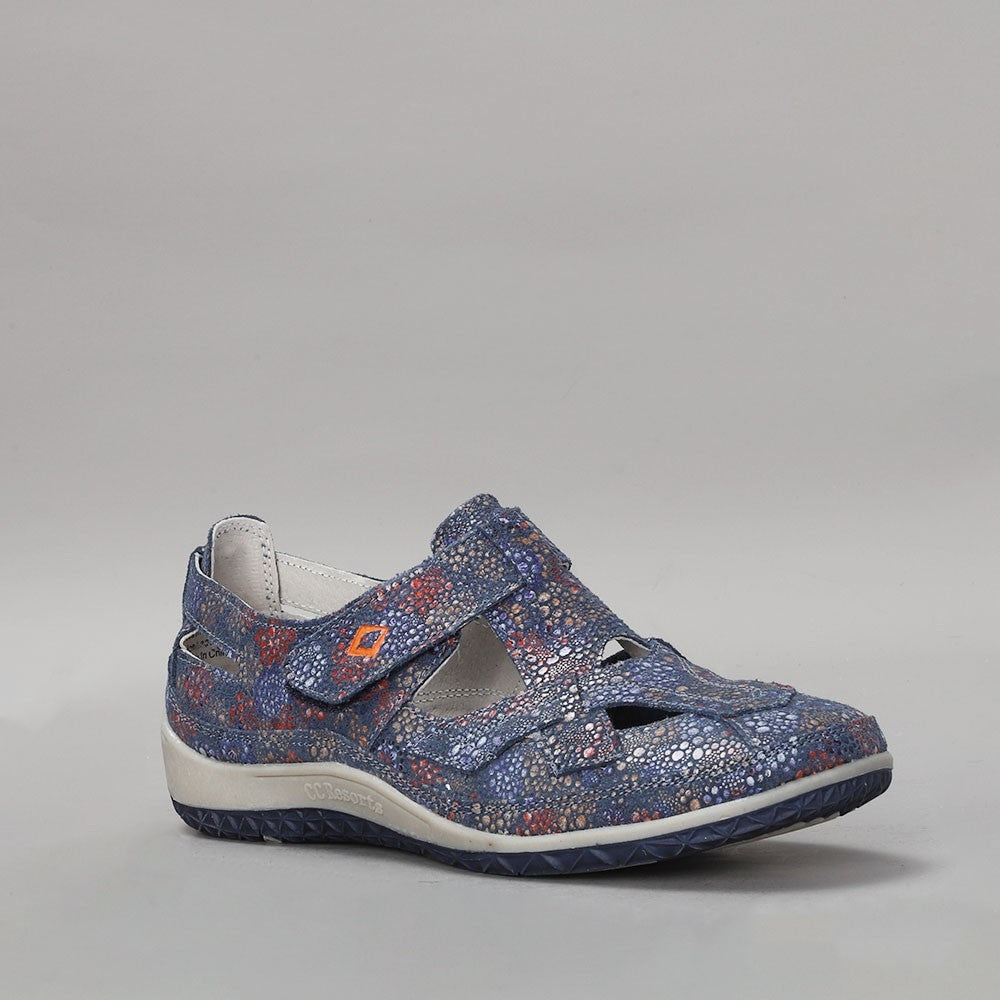 JACKIE C1|INDIGO FLOWER