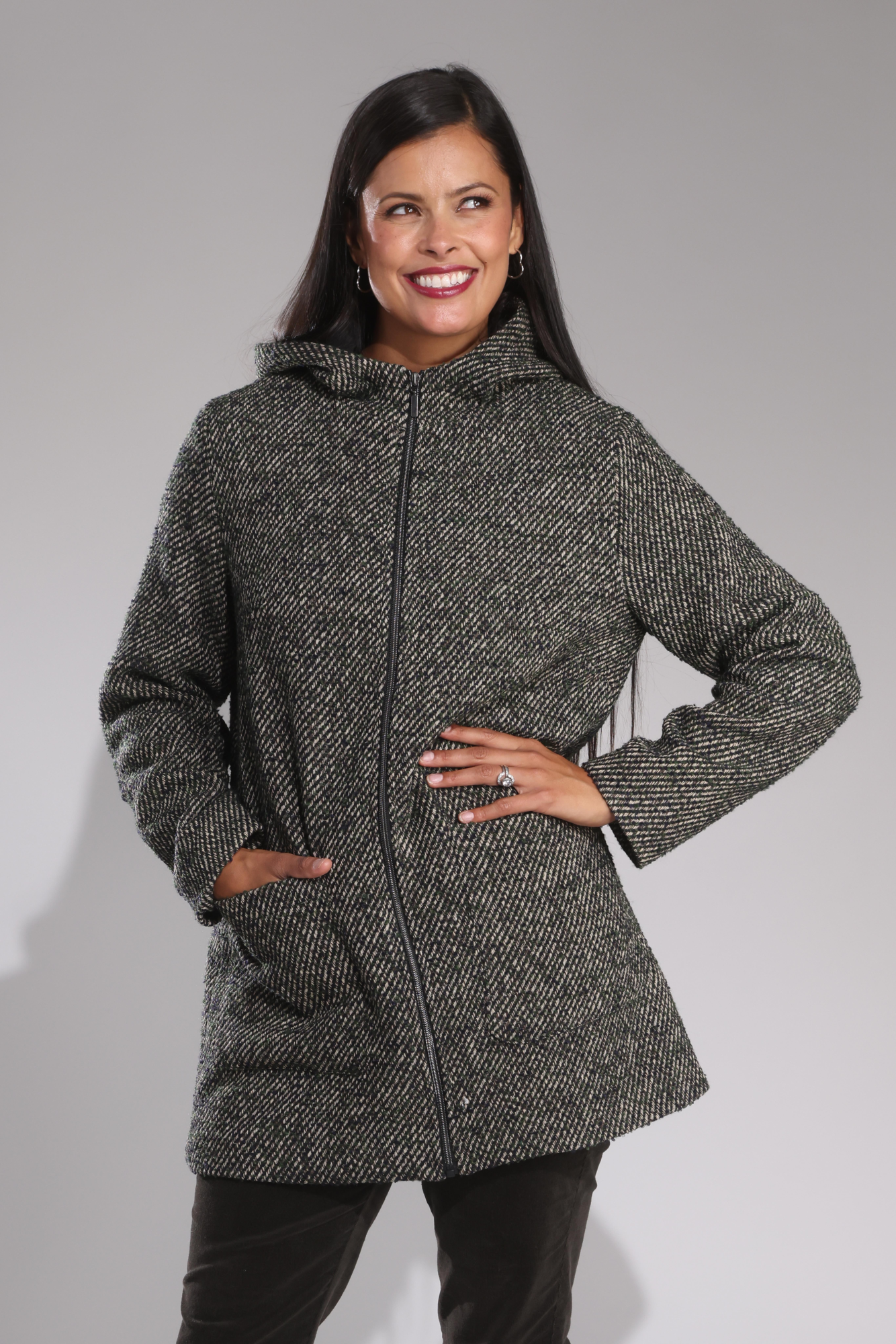 8014B1|NAVY OLIVE TWILL