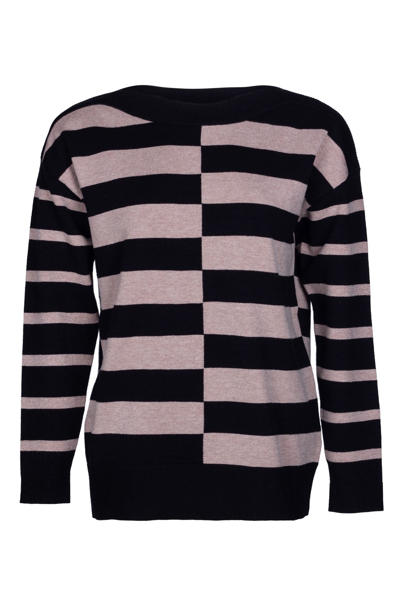 7322B1|BLACK/OATMEAL