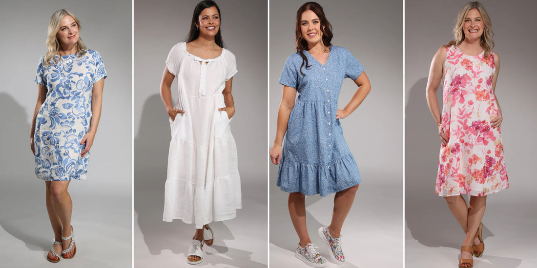 Bask in 100% Cotton and Linen Summer Dresses