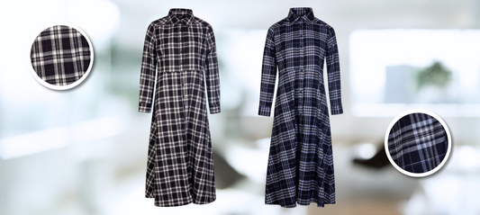 Brushed Check Dresses for Women This Season