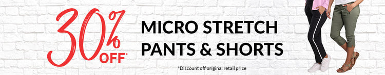 Micro-Stretch Pants & Shorts