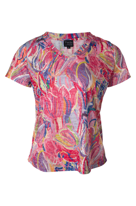 6053A1|PINK MULTI TULIP