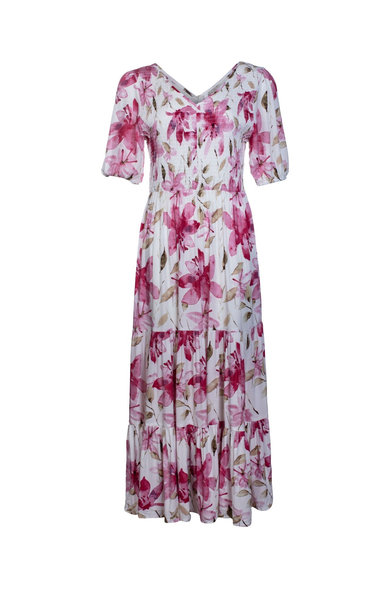 3386C1|PINK OLIVE HIBISCUS