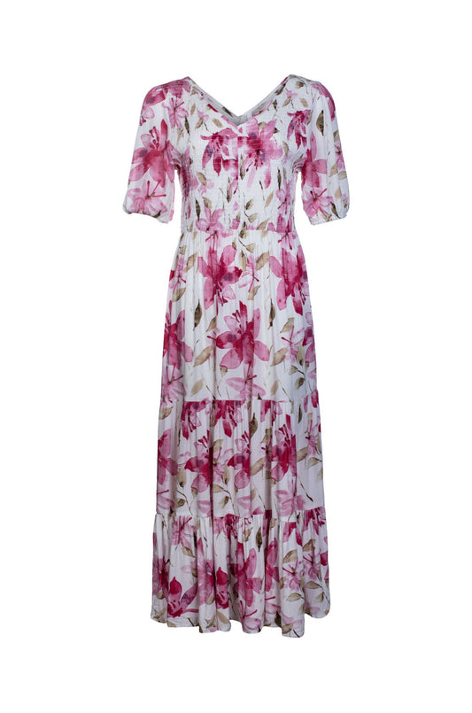 3386C1|PINK OLIVE HIBISCUS