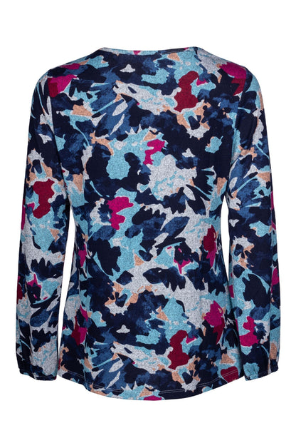7908B1|BLUES PINK FLORAL