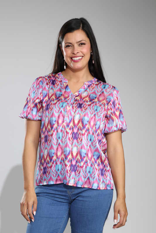 7122C1|MULTI PINK ABSTRACT