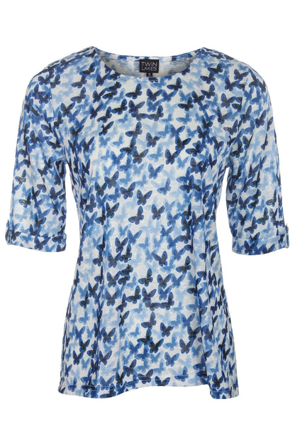6802C1|BLUE BUTTERFLIES