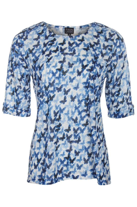 6802C1|BLUE BUTTERFLIES