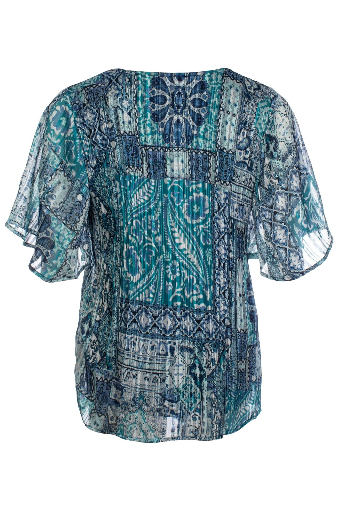 8572C1|MINT INDIGO PATCHWORK